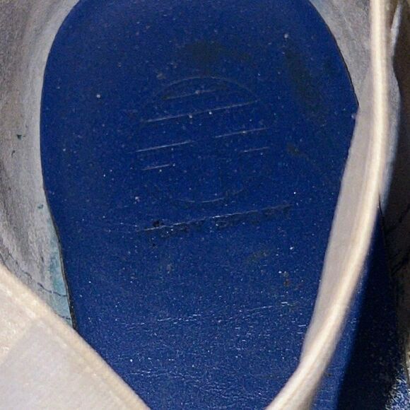 Tory Burch Sport White Flats with Elastic Straps 10 - Picture 3 of 5